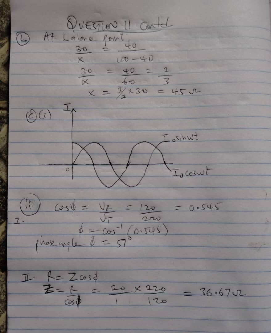 Waec 2026 Physics Questions and Answers