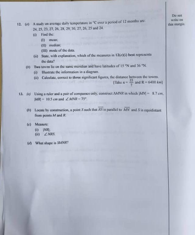 Waec 2026 Mathematics Questions and Answers