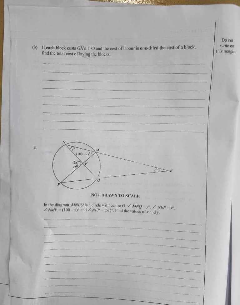 Waec 2026 Mathematics Questions and Answers