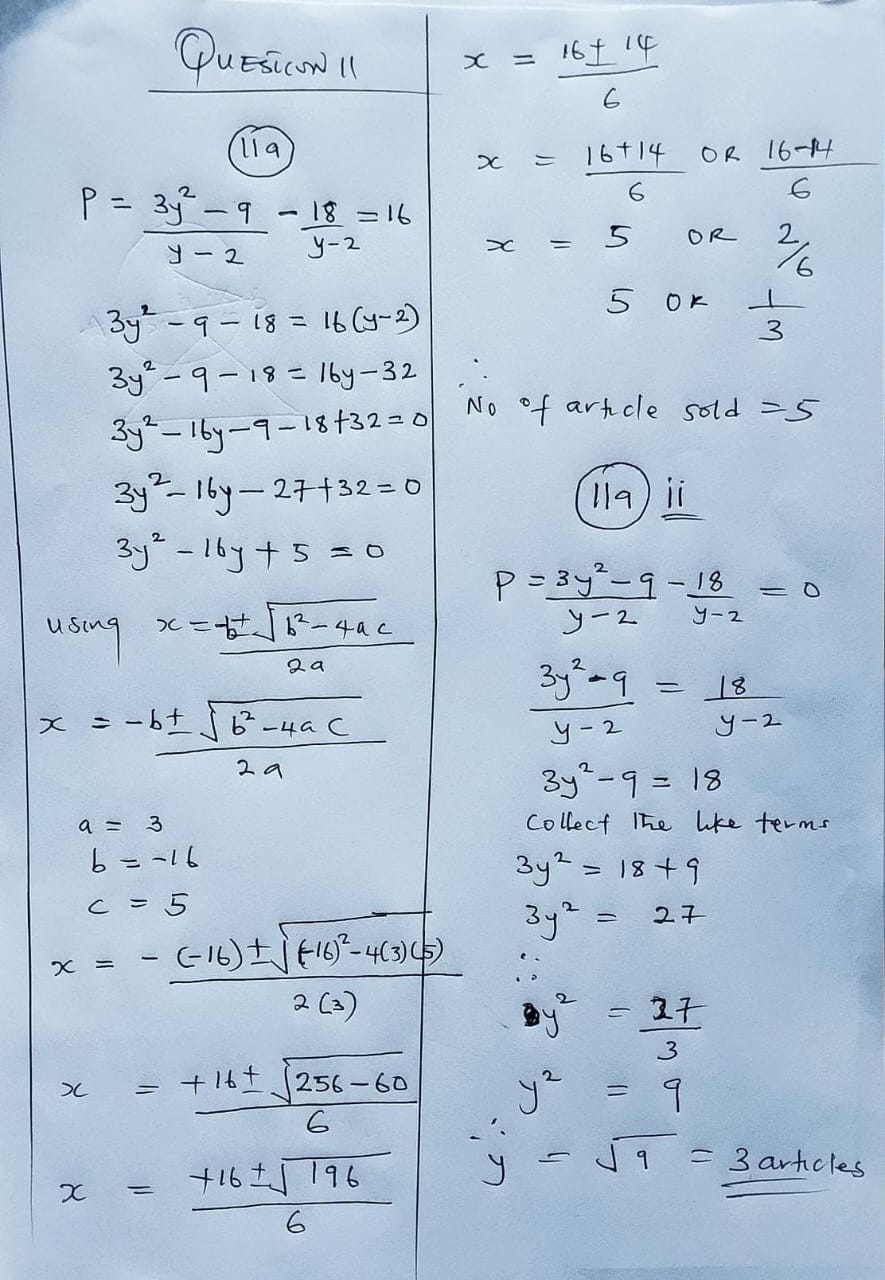 Waec 2026 Mathematics Questions and Answers