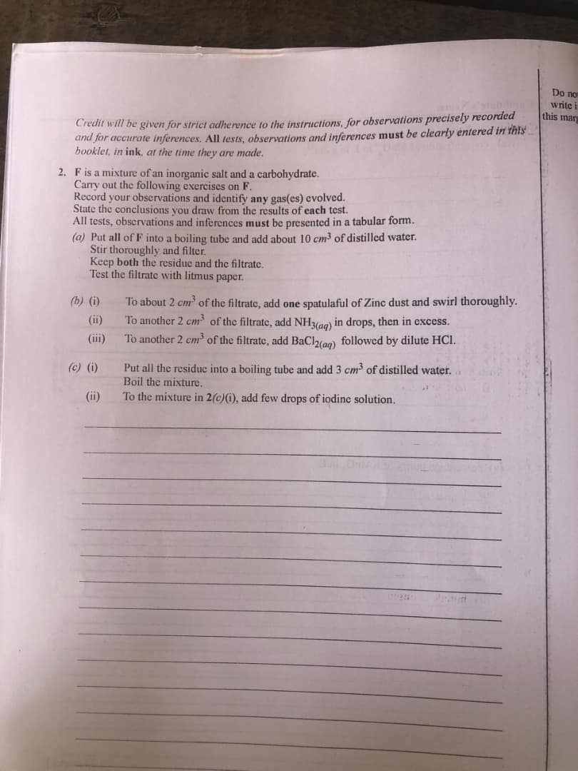 WAEC 2026 Chemistry Practical ALT B Questions and Answers
