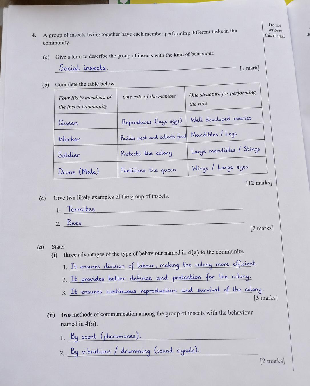 Waec 2026 Biology Questions and Answers