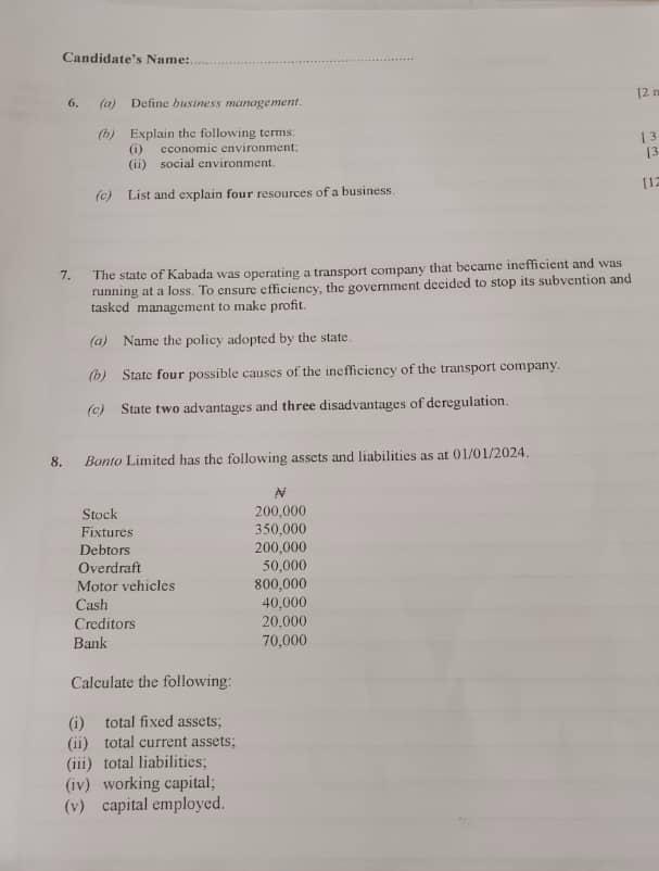 Waec 2026 Commerce Questions and Answers