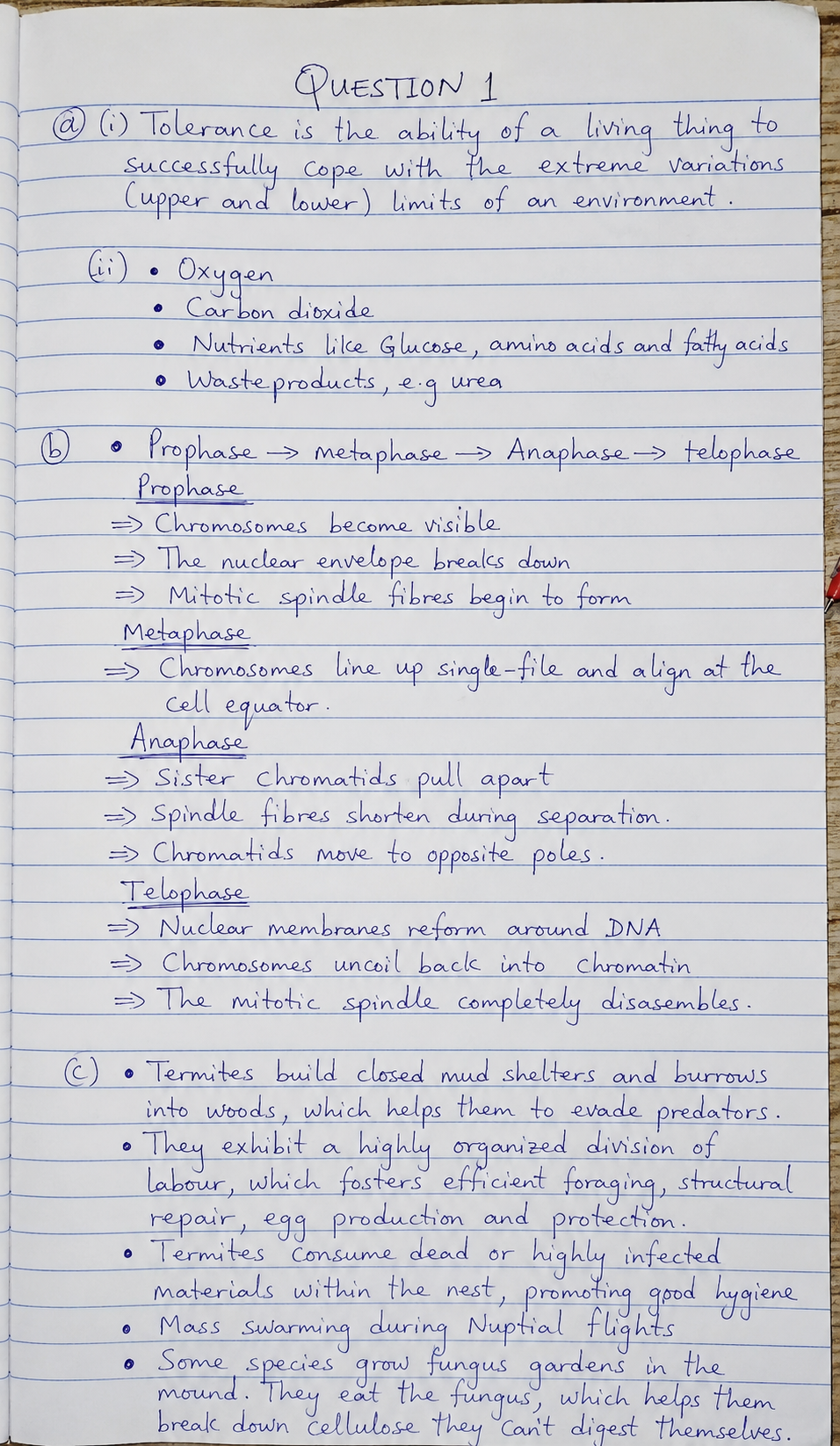 Neco Biology Questions and Answers