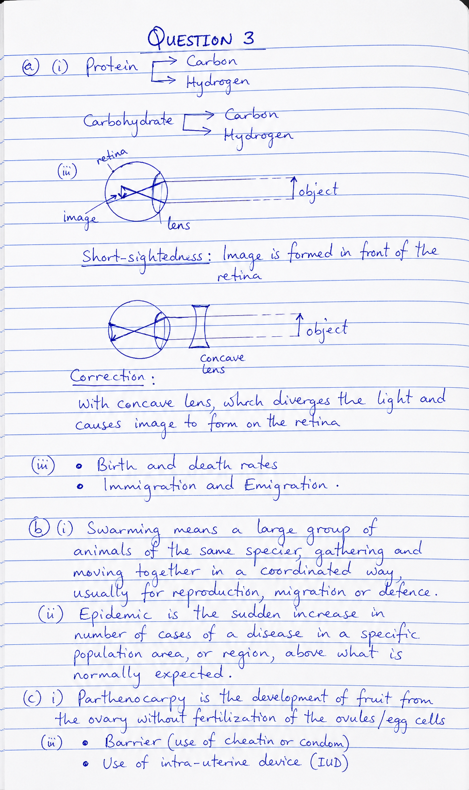 Neco Biology Questions and Answers